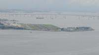 kleiner Flughafen im Wasser