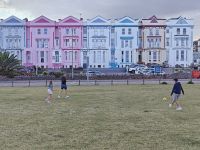 Paignton Häuserfronten