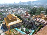 31.01.2016: Penang - Tempelanlage Kek Lok Si (Ausblick vom Pagodenturm)