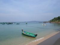 04.02.2016: Insel Phú Quoc - Strand im Norden der Insel (Cape Ganh Dau mit Blick auf das Festland von Kambodscha)