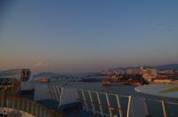 Penang Einlaufen in den Hafen Sonnenaufgang