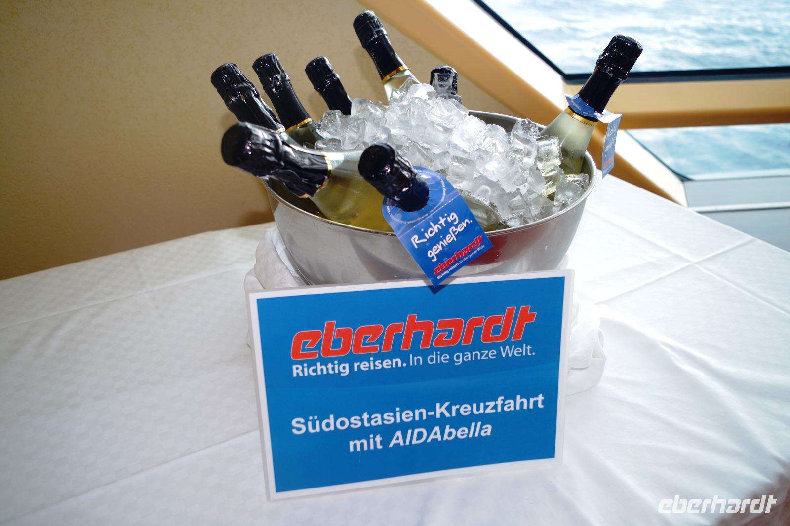 AIDA Seetag - Sektempfang