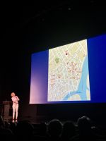 Frau Sommer referiert ueber Ausfluege