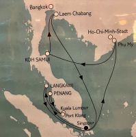 Unsere umgestellte Route