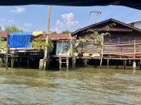 Auch ein Privathaus am Fluss in Bangkog