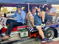 Touristen im Tucktuck