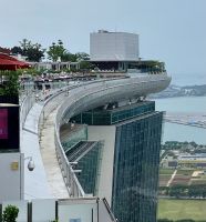 Hotel-teil des Observation Decks mit Pool 