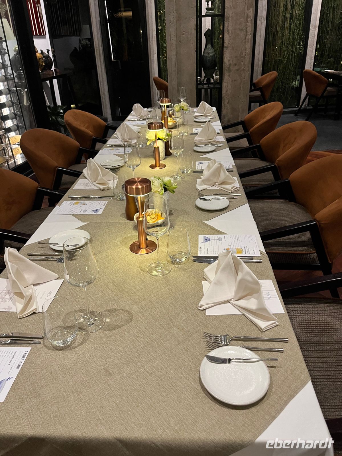 Abendessen im Hotelrestaurant, Siem Reap, Kambodscha