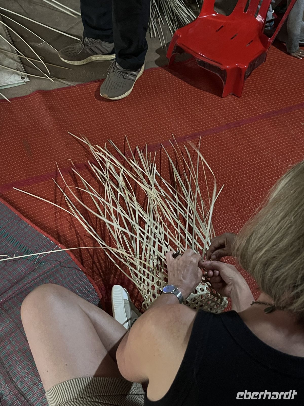 Rattankörbe flechten, Siem Reap, Kambodscha