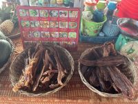 Getrocknetes Fleisch, Tonle–Sap–See, Kambodscha