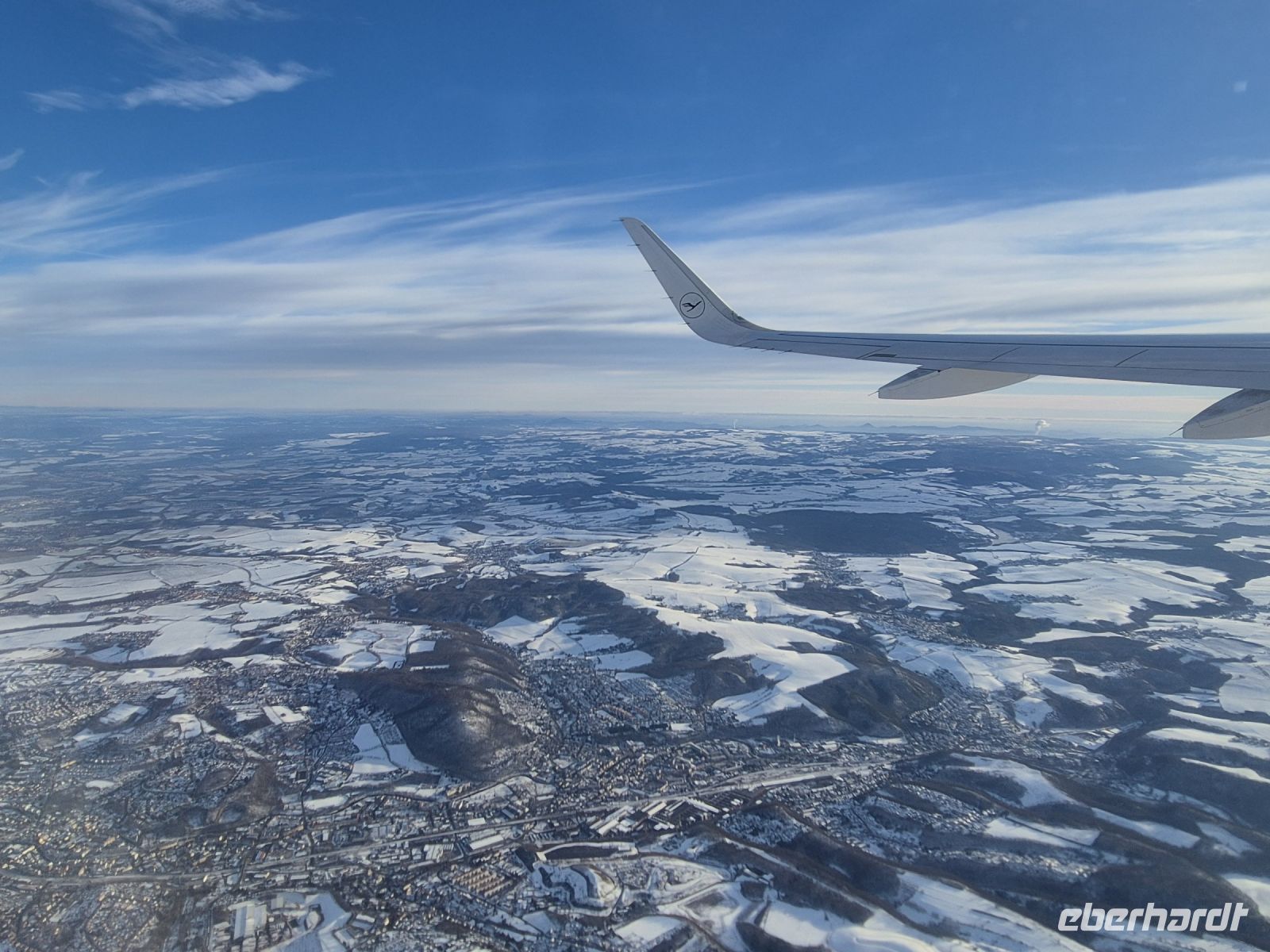 Flug von Dresden nach Frankfurt