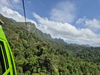 Langkawi, Fahrt mit der Kabinenbahn
