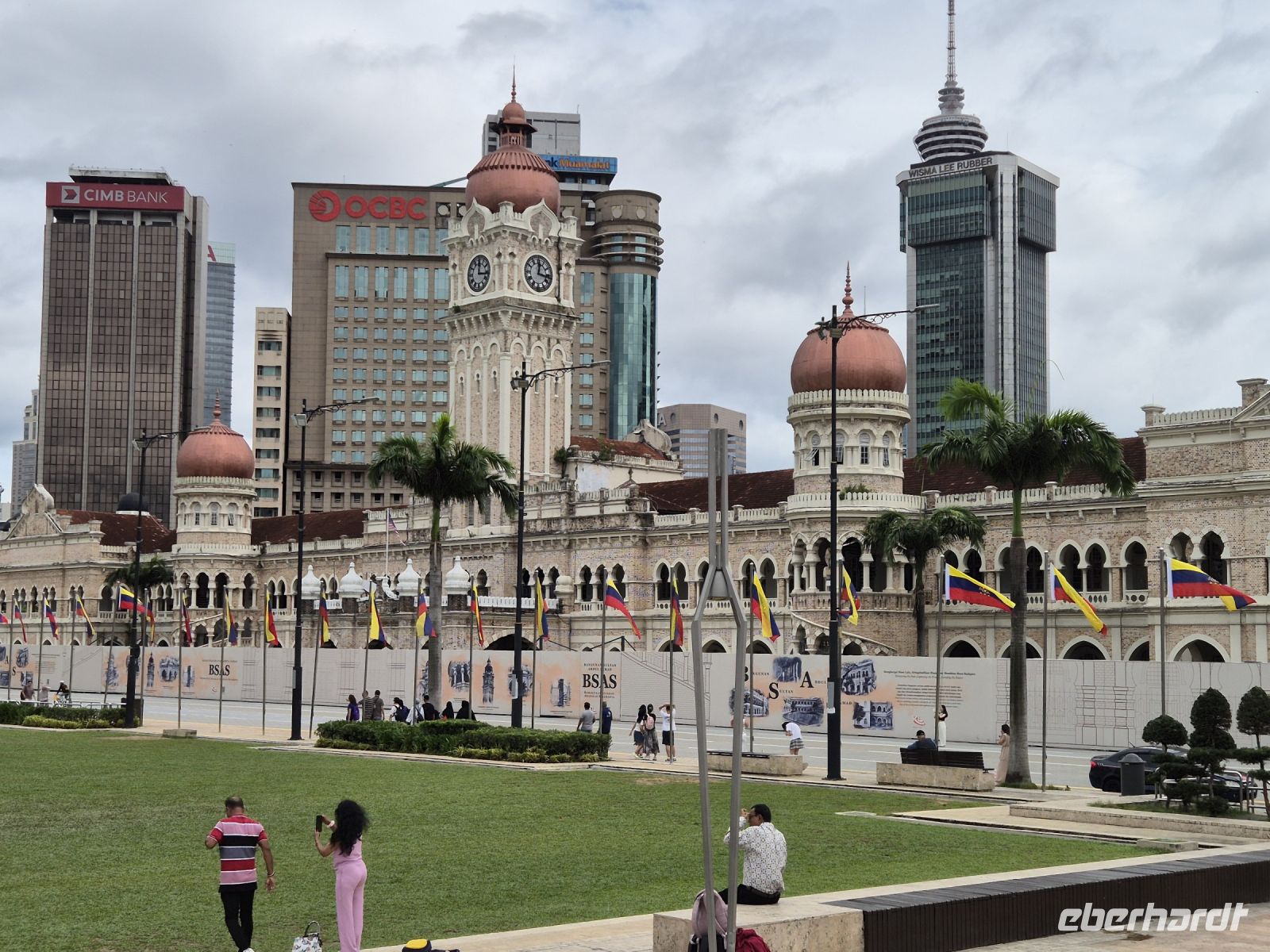Kuala Lumpur, Sultan Abdul Samad Building am Dataran Merdeka (Unabhängigkeitsplatz) 