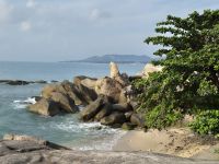 Koh Samui, Hin Ta-Hin Yai-Felsformation am Strand Ban Lamai