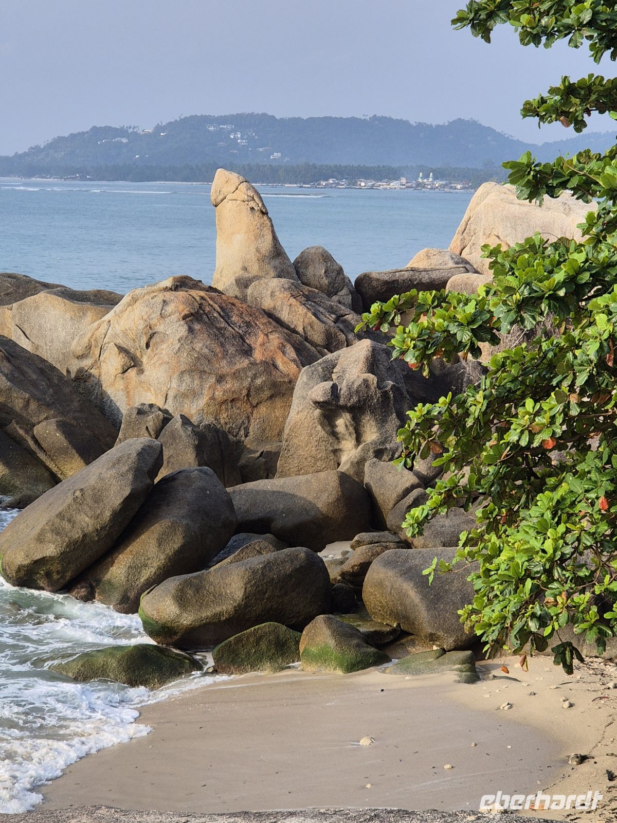Koh Samui, Hin Ta-Hin Yai-Felsformation am Strand Ban Lamai