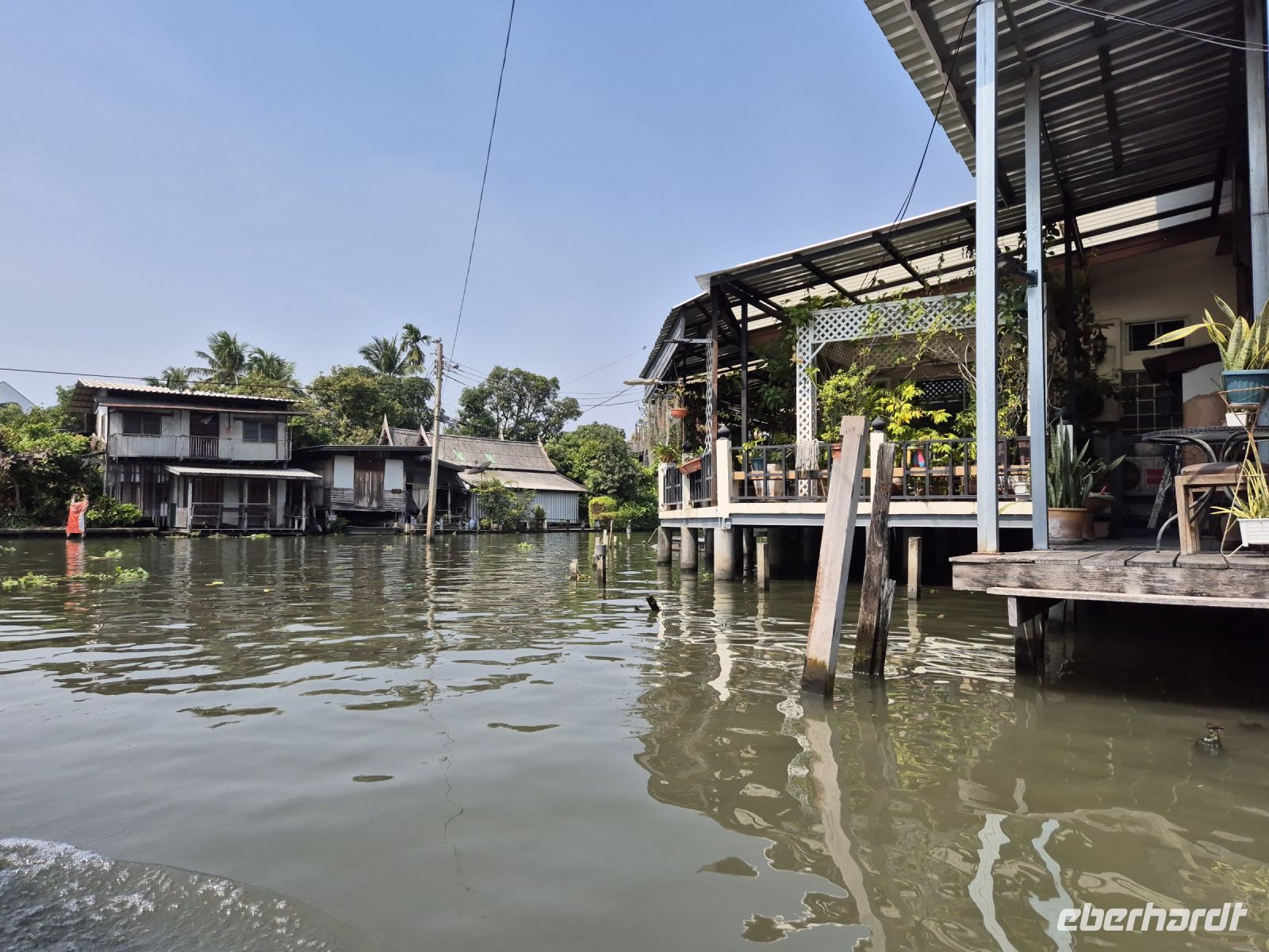 Bangkok, Fahrt mit Longtail-Booten im alten Stadtteil Thonburi