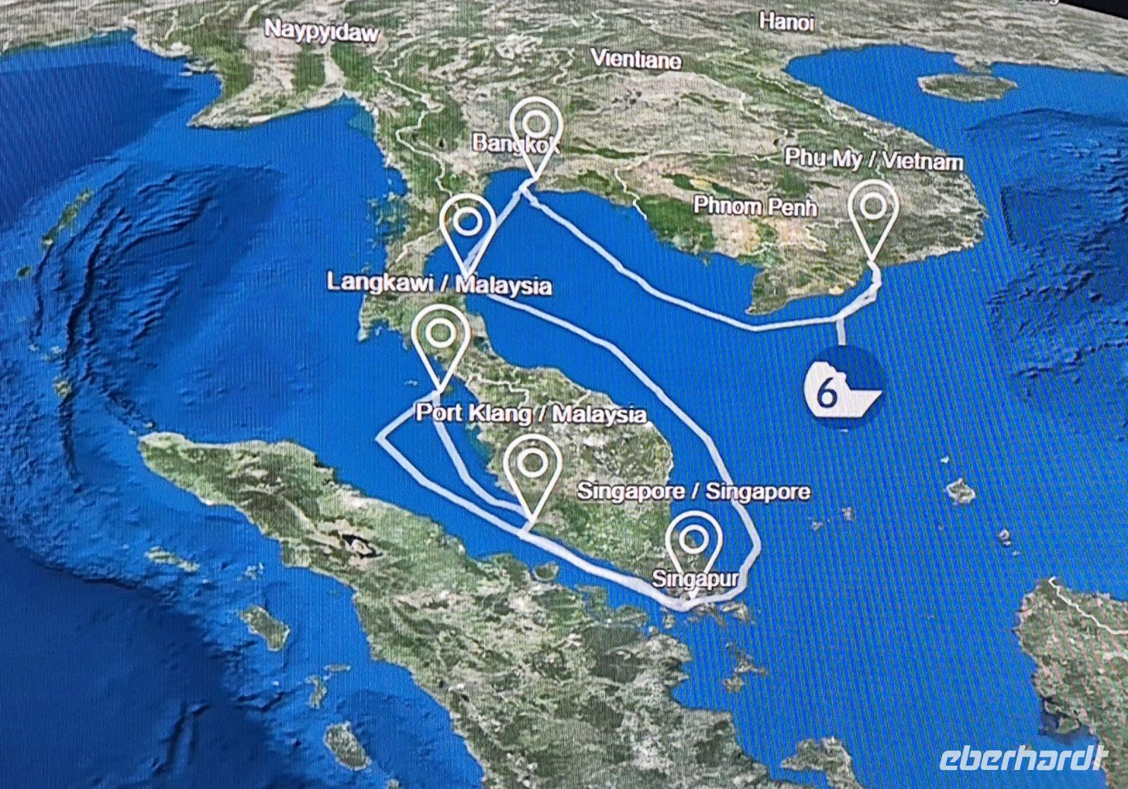 6. Seetag von Phu My nach Singapur