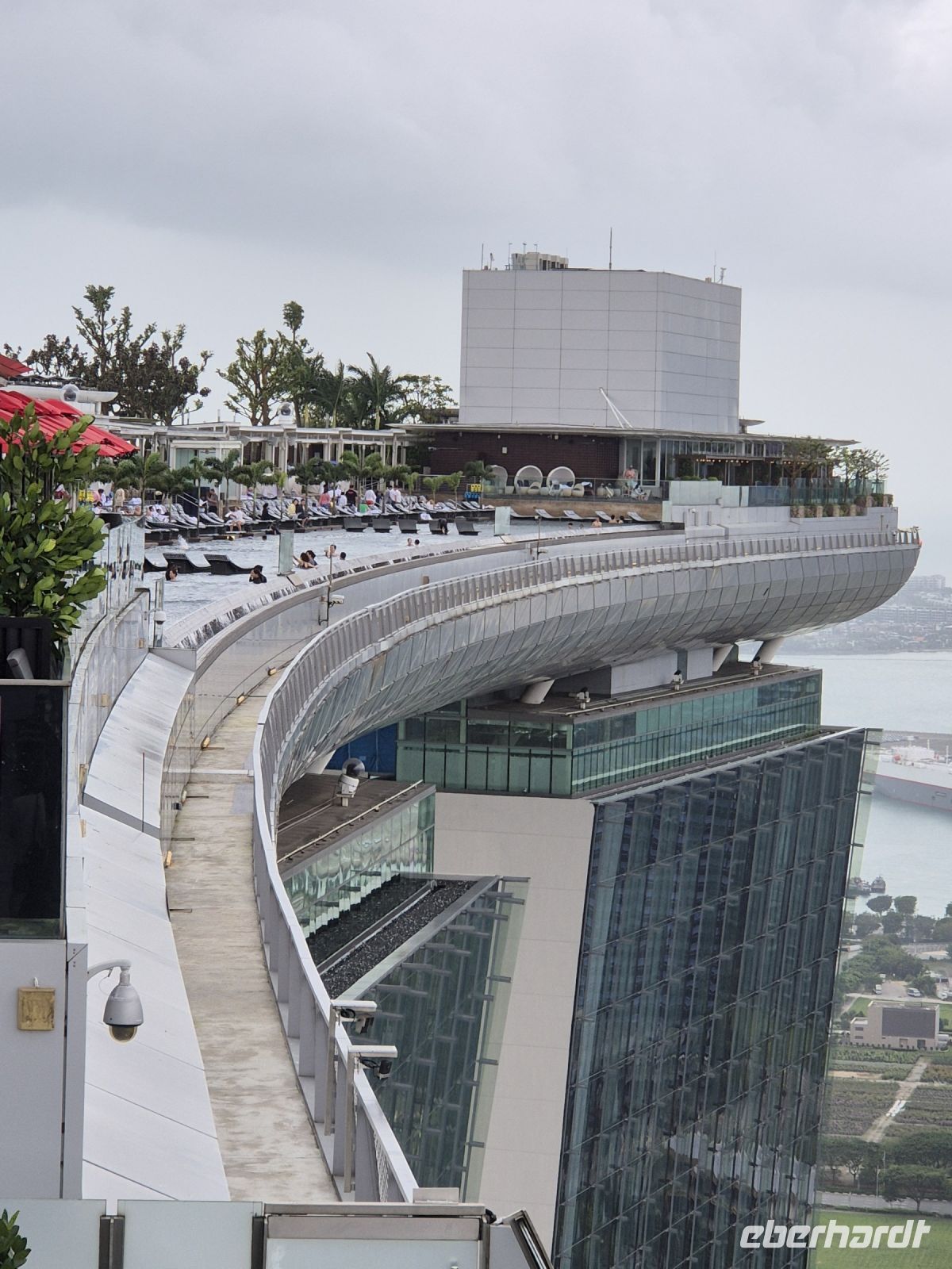 am Abreisetag: auf dem Sky Observation Deck