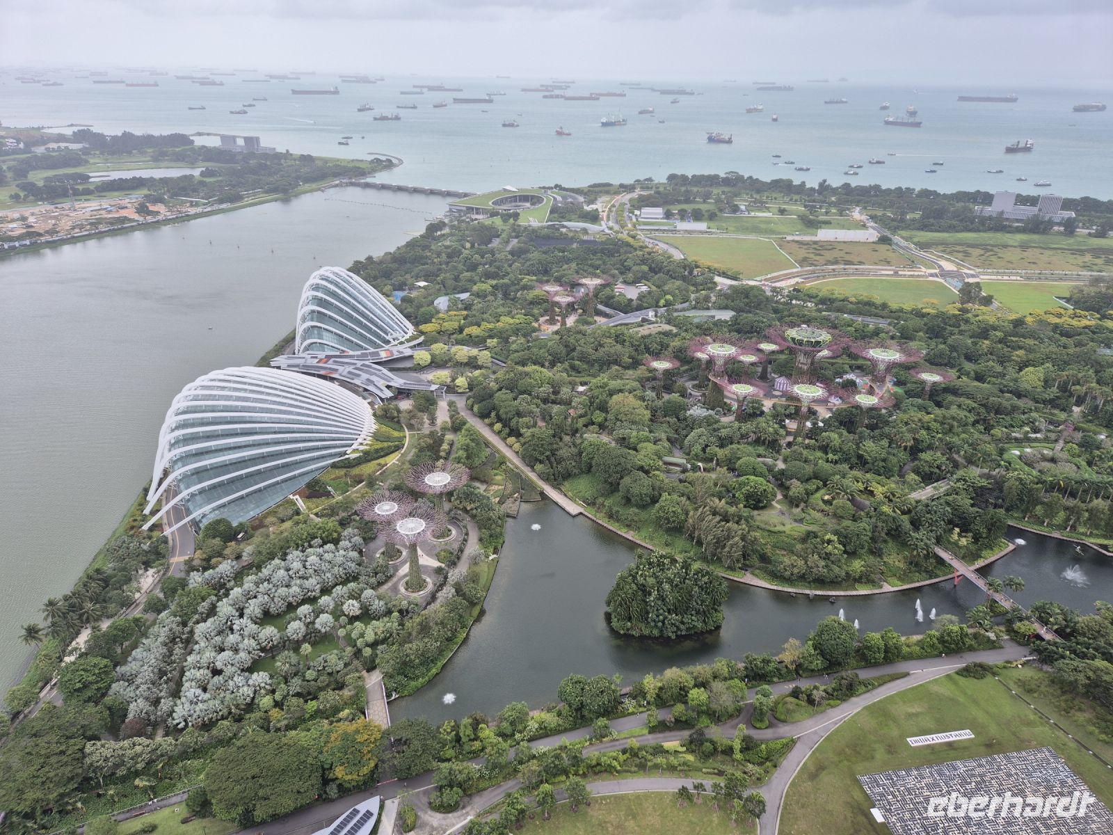 am Abreisetag: Blick vom Sky Observation Deck