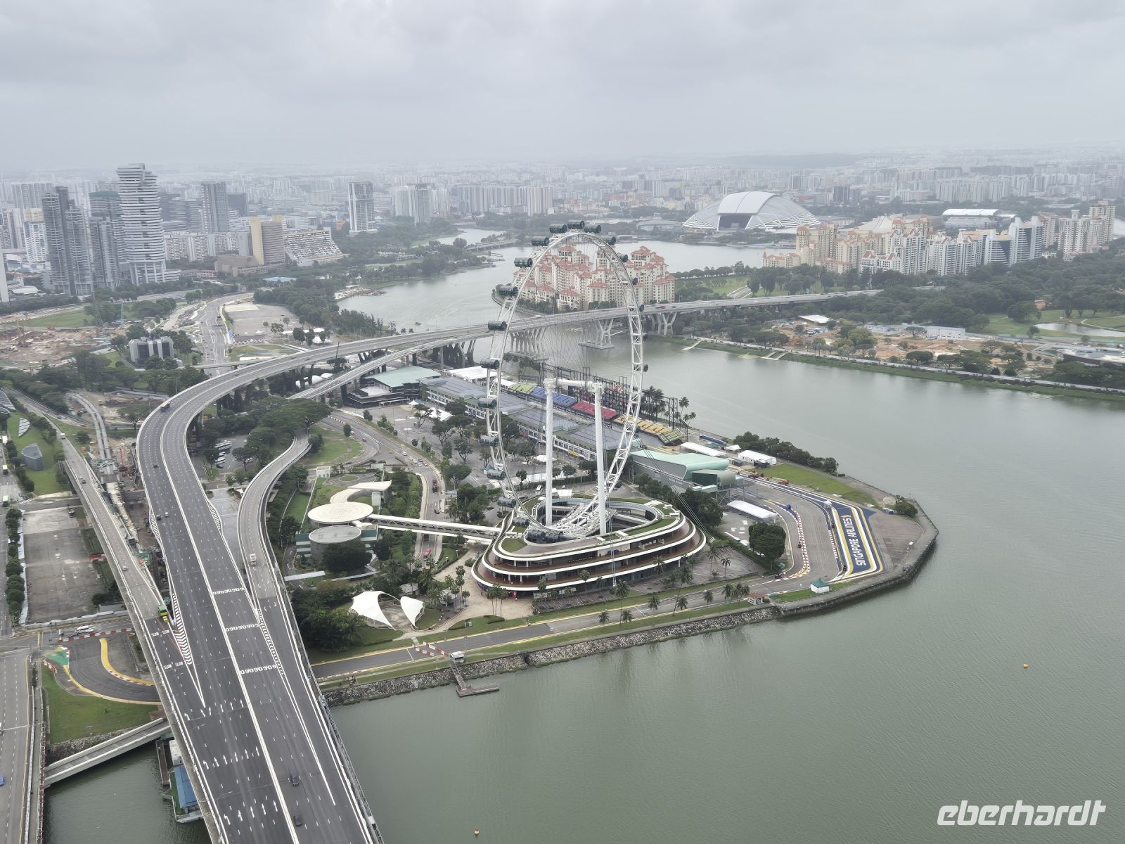 am Abreisetag: Blick vom Sky Observation Deck