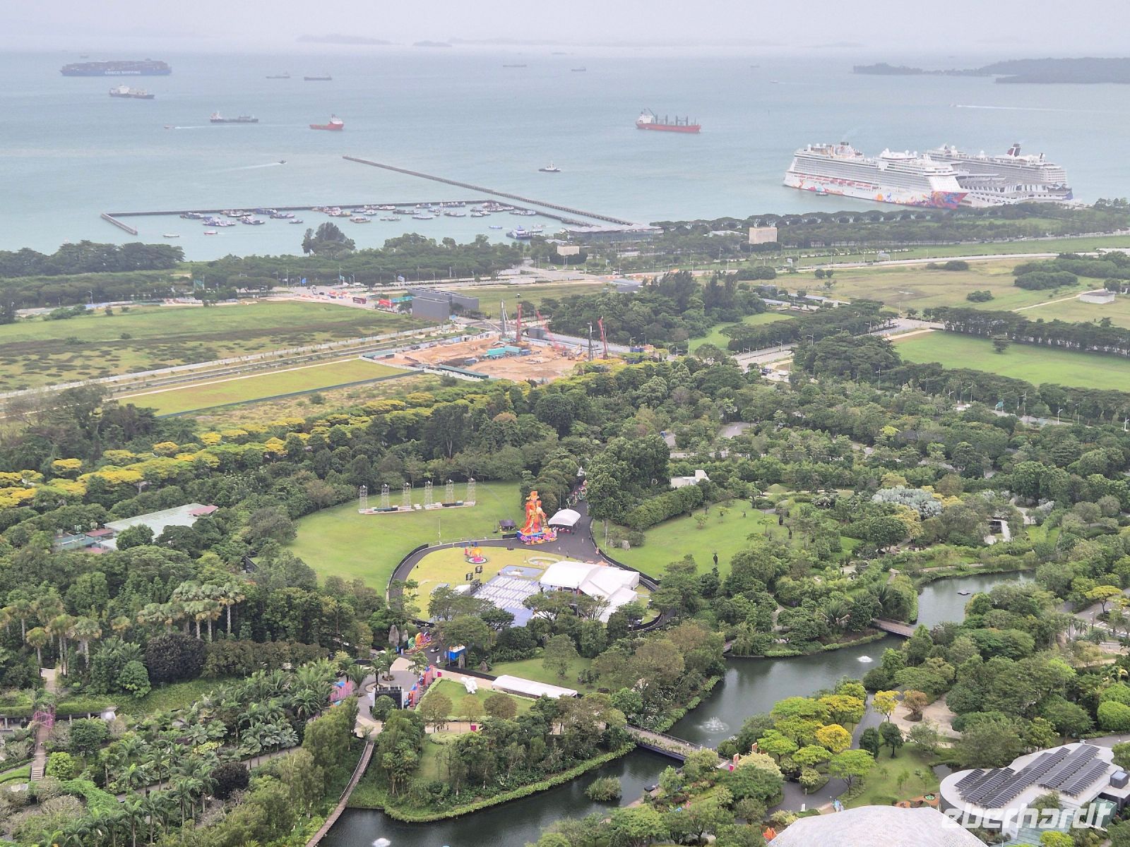 am Abreisetag: Blick vom Sky Observation Deck