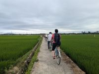 Fahrradtour durch die Reisfelder