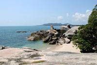 Felsformationen Hin Ta und Hin Yai