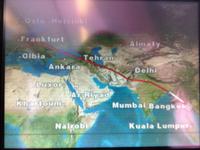 0001 auf dem Weg nach Bangkok