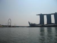 0334 Marina Bay Sands Hotel, Museum und Singapur Flyer