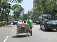 0368 Trishaw-Fahrt durch Singapur