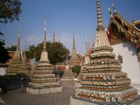 Thailand, Tempel der liegenden Budha