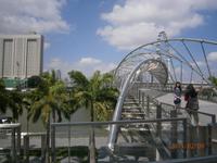 Singapur, Helix Brücke bei Marina Sands Bay