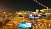 AIDA an Bord Pooldeck