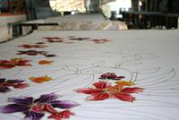 in der Batik-Fabrik
