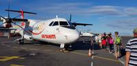Flug von Tahiti nach Bora Bora