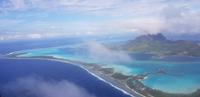 Anflug auf Bora Bora
