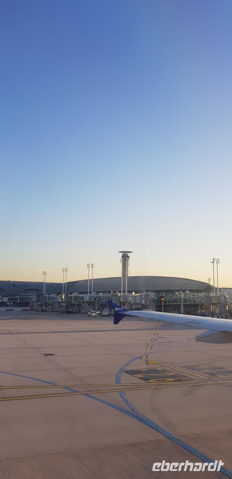 Rückflug von Paris nach Berlin