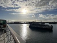 Einschiffung auf die Paul Gauguin