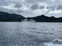 In der Lagune von Huahine