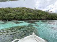 Schnorcheln in der Lagune von Huahine