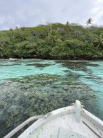 Schnorcheln in der Lagune von Huahine