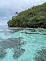 Schnorcheln in der Lagune von Huahine