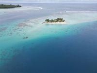 Drohnenaufnahmen von Huahine