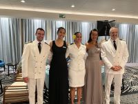 Unser Team auf dem Schiff