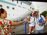 Einschiffung auf die Paul Gauguin