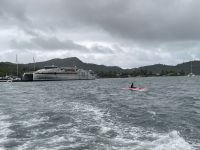 Bora Bora - Rückfahrt mit den Tenderbooten