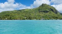 Die Lagune von Moorea - Schnorchelstopp