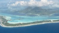 Anflug auf Bora Bora