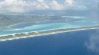Anflug auf Bora Bora