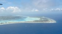 Anflug auf Bora Bora